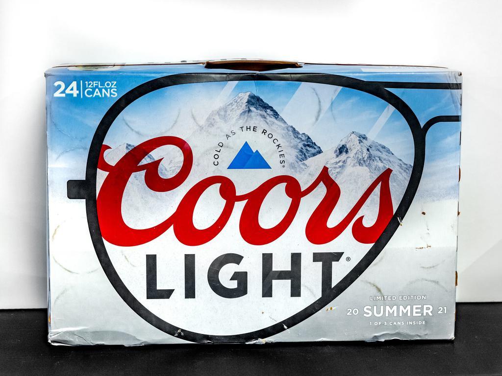 Coors Light Beer 24 Pack Cans · 