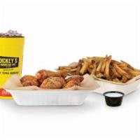 6 Pieces Wing Combo · Choice of crisp boneless wings, classic-bone-in, or a combination of boneless and bone-in wi...
