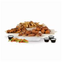 40 Pieces Family Pack · Choice of 40 crisp boneless wings, classic-bone-in, or a combination of boneless and bone-in...