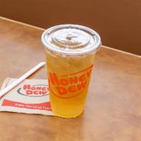 Unsweetened Iced Tea · Add fresh lemon slice and honey for no charge.
