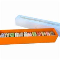 Boxed 12 Macaron  · 12 flavors. If you would like multiples of a certain flavor and/or combination, please indic...