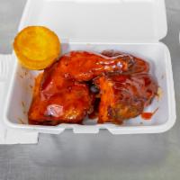 BBQ Chicken Dinner · 1/2. Includes 2 sides and 1 muffin.