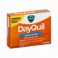 Vicks DayQuil Cough Cold & Flu Daytime Relief LiquiCaps (16 count) · 