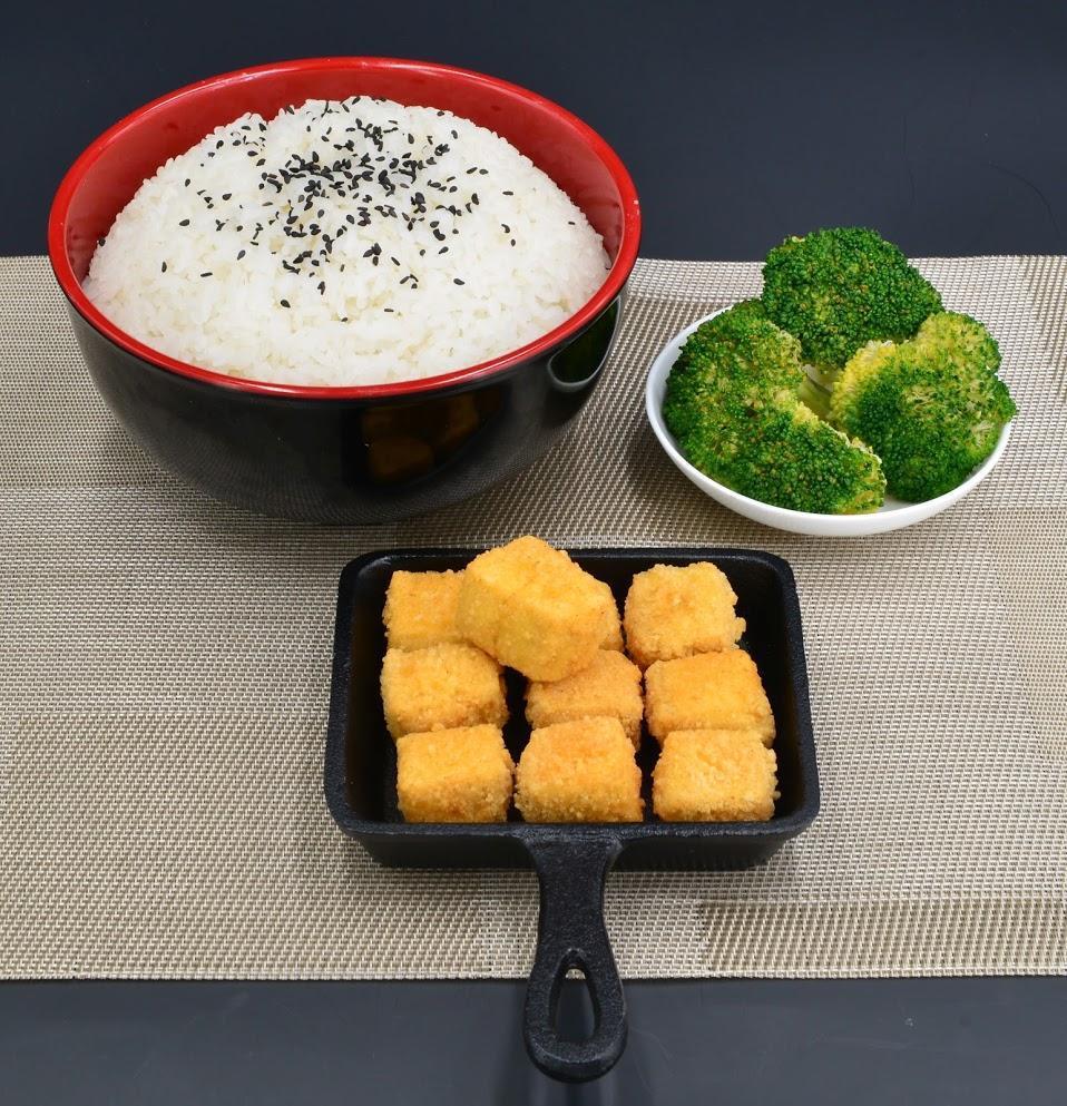 Fried Tofu Rice Bowl · 