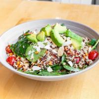 Superfood Bowl · Quinoa rice blend, kale, spinach, grape tomatoes, toasted cauliflower, sweet potato, toasted...