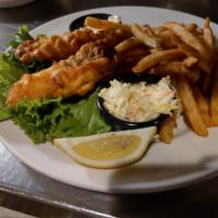 Fish and Chips · Fresh ale battered Icelandic cod hand battered and fried until golden brown served with fres...