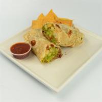 Super Burrito · Any meat, beans, rice, cheese, guacamole, sour cream and salsa.
