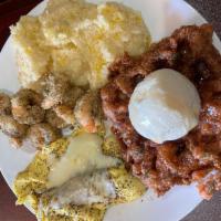Breakfast Sides Cheese Grits · Delicious Sides Items Example: Grits Bacon Sausage Lamb Tater Tots Eggs etc.