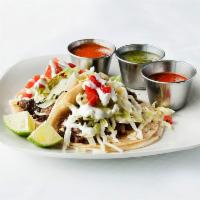 Tacos · Choice of Protein, Style of Toppings, and Salsa!
