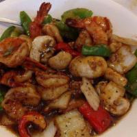 60. Shrimp with Black Bean Sauce · 