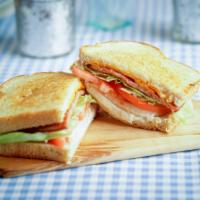 Grilled Ham and Cheese · Grilled choice of bread, two thick slices of cheese with a thick slice of grilled ham. Serve...