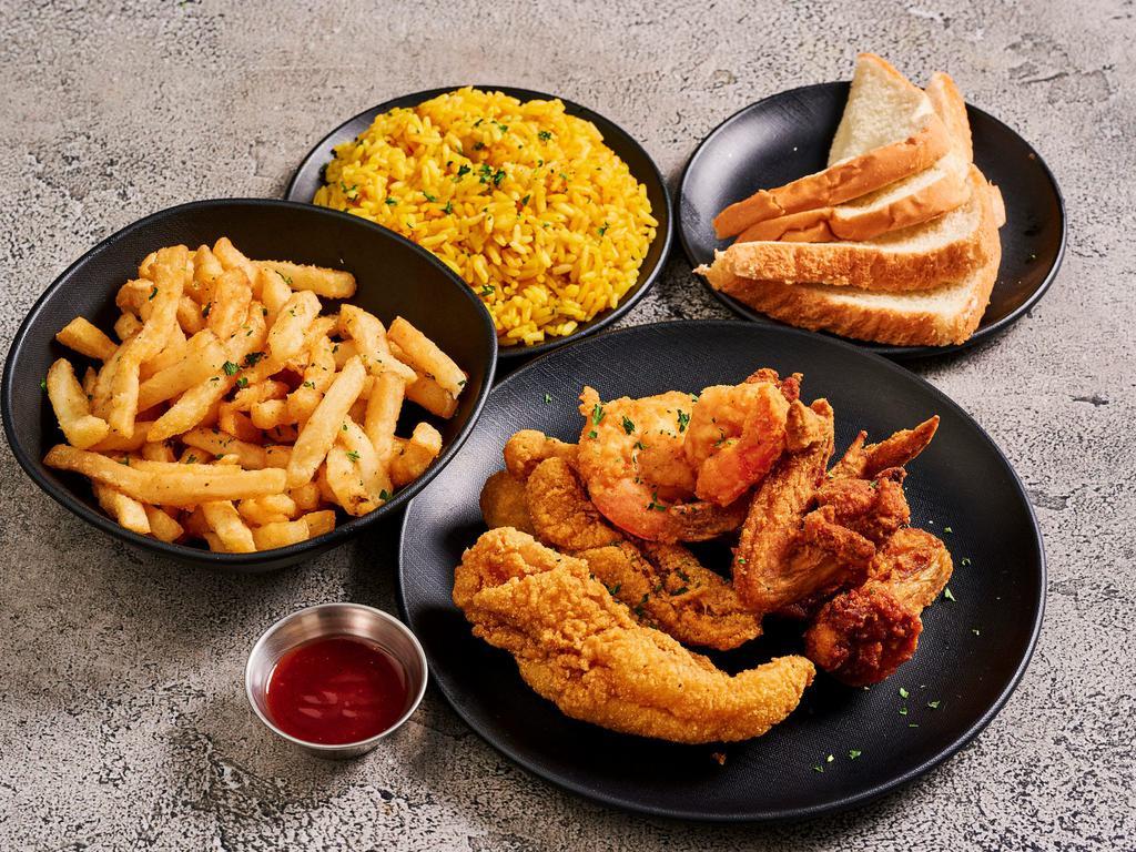 3 Items Fish and Chicken Combo · 