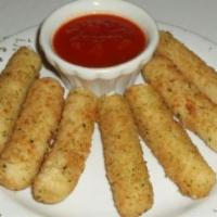 Fried Mozzarella · 7 pieces. Fried cheese.