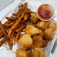 Fried Scallop · 10 pieces.