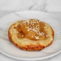 Apple Cinnamon Kolache · Apple slices and cinnamon baked in a sweet dough
