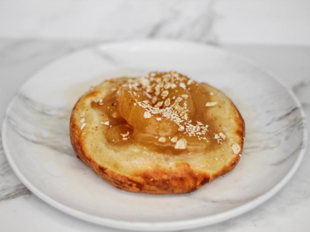Apple Cinnamon Kolache · Apple slices and cinnamon baked in a sweet dough