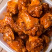 Buffalo Chicken Wings · Traditional wings with side of ranch dressing.