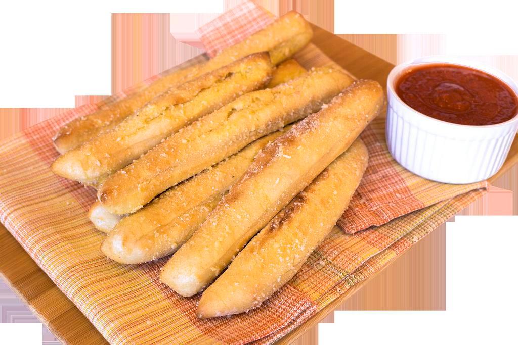 Bread Sticks · 8 pieces and marinara sauce.