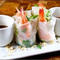 Spring Roll Small Plate · Lettuce, vermicelli noodles, cilantro, basil, bean sprouts.