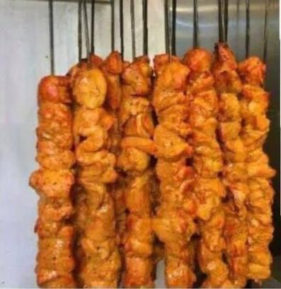 Marinated Chicken Kabab · Chicken thighs and chicken cubes marinated in yogurt along with lime juice and then grilled on charcoal. Halal. Spicy.