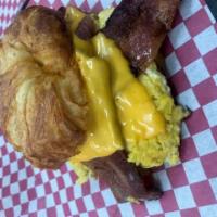 I am the Egg Man · Traditional breakfast sandwich with choice of Egg type, cheese, breakfast meat on a fresh ba...