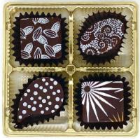 4 Pieces Dark Truffles Box · 4 of our bestselling vegan truffles: Hazelnut gianduja, coffee, cardamom and pure dark. They...