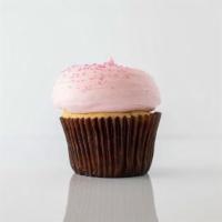 Pink Vanilla · Vanilla cake with our signature pink buttercream frosting.