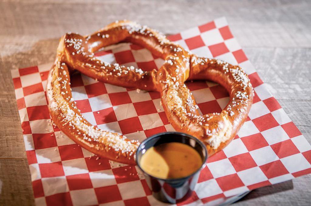 Pretzel and Beer Cheese · A large Bavarian-style pretzel served with Parry’s beer cheese with or without salt.