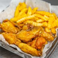 Chicken Wings All Flats · This package serves 4-6 people and includes your choice of 50 wing flats. Approx 3 lbs. tota...