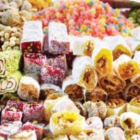 Turkish Delights · The assortment of Turkish sweets, flavors vary.