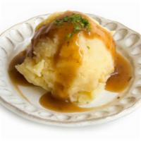 Mashed Potatoes and Gravy · New orleans famous mashed potatoes with gravy.
