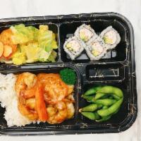 Shrimp with Teriyaki Bento Box  · 