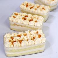 Honeycomb Caramel Mini Box · Vanilla Chiffon Cake, Sea Salt Caramel Chantilly Cream, Handmade Honeycomb Crisps