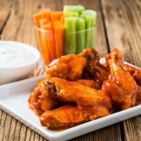 8 Wings Combo · Served with 2 flavors and 1 dip.