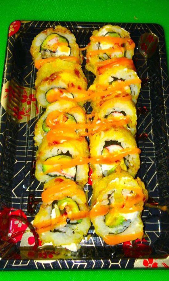 Crunchy Shrimp Roll · Shrimp, crunchy on top