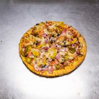 Supreme of Pizza · Topped with 17 toppings of your choice. Add toppings for an additional charge.
