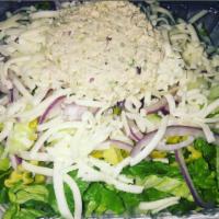 Tuna Fish Salad · Romaine, tomatoes, cucumbers, red onion, pepperoncini, cheese, tuna fish and Italian dressing.