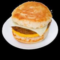 Canadian Style Bacon, Egg & Cheese Biscuit · 