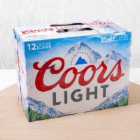12 Pack of Canned Coors Light · Must be 21 to purchase.