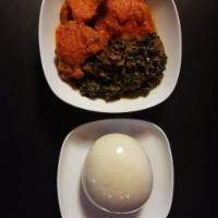 7. Assorted Beef with  Efo Riro (Vegetable) · Sold with Rice/Amala/Eba /Pounded Yam (See Side orders)