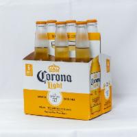 Corona Light 6 Pack-12 oz. Bottle Beer ·  Must be 21 to purchase.