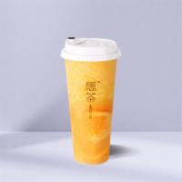 Orange Yakult · Orange yakult is a sweetened probiotic milk beverage fermented with the bacteria strain and ...