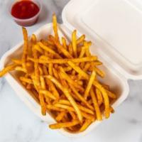 Fries · Shoestring fries tossed in old bay and smoked Spanish paprika
