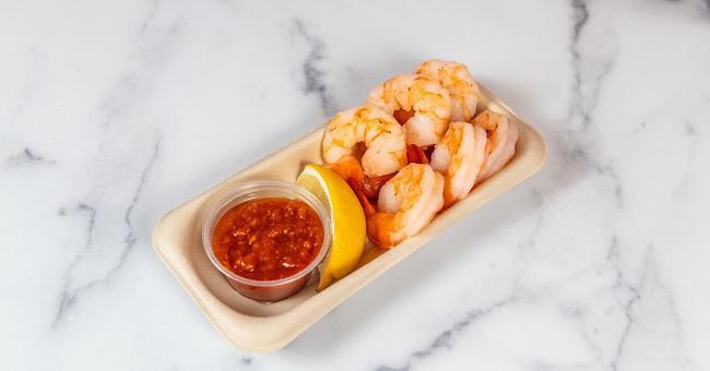 Shrimp Cocktail Plate · Chilled tiger shrimp and cocktail sauce (6pcs)