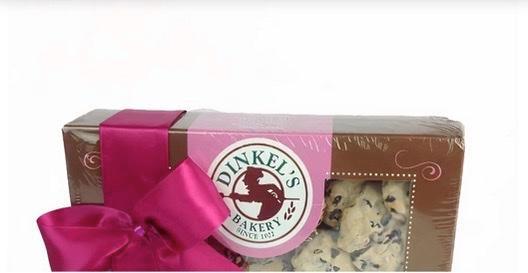Dinkel's Cookies · We are so proud to deliver Chicago's very own, dinkel's bakery's fresh baked chocolate chip butter cookies in a one-pound box. It's the perfect accompaniment to a planter, fresh flower design or gift.