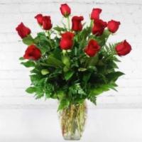 Roses  · 12 stems. Classic beauty! One dozen long stem red roses delivered directly from our favorite...