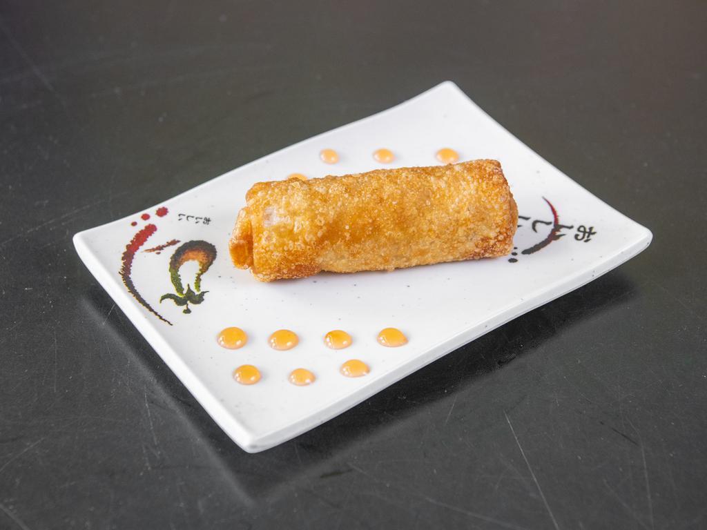 Beef Egg Roll · Crispy dough filled with minced vegetables.