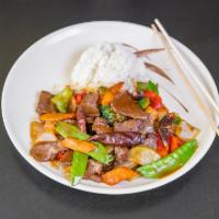 Hot and Spicy Beef · Served with rice or fried rice. Spicy.