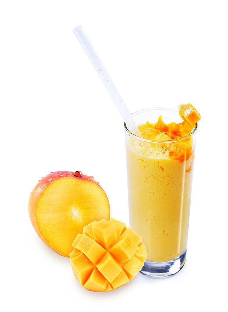 Mango Lassi · Freshly made, mango yogurt smoothie