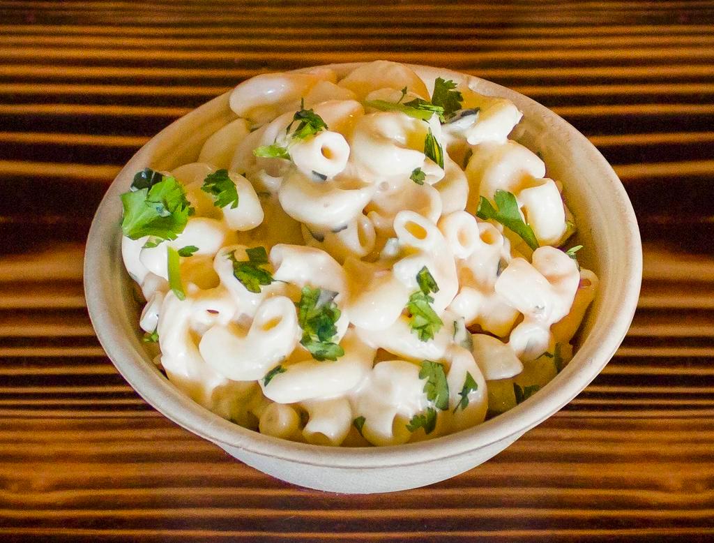 Punjabi Mac · Mac Salad made with indian spices and made with gluten free Mac and Vegan Mayo. Vegan and gluten free.